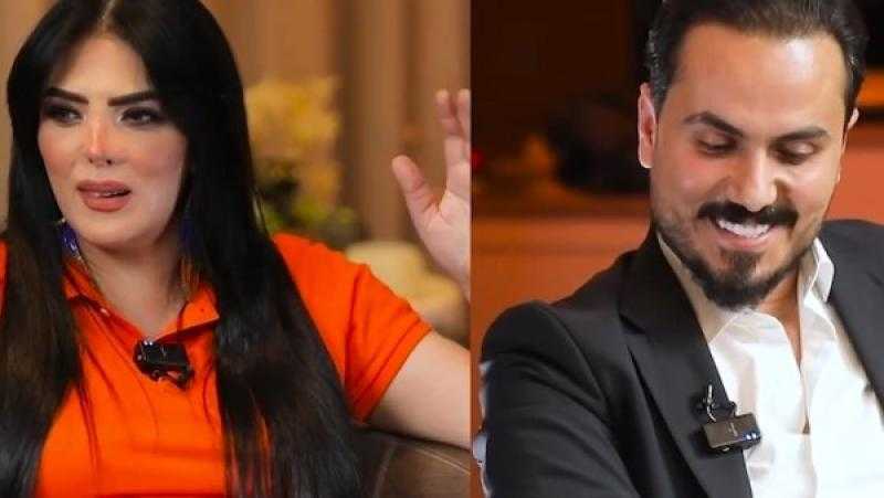 لقاء نزار الفارس وحورية فرغلي.. إنهاء الخلافات وتغزل فني 