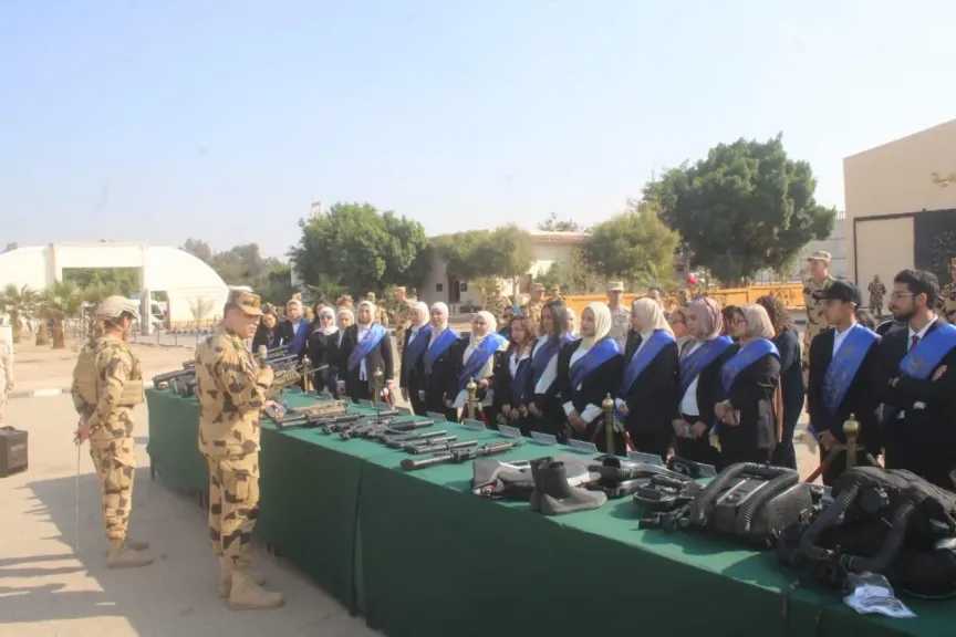 طلاب جامعة الإسكندرية يزورون قيادة قوات الصاعقة 