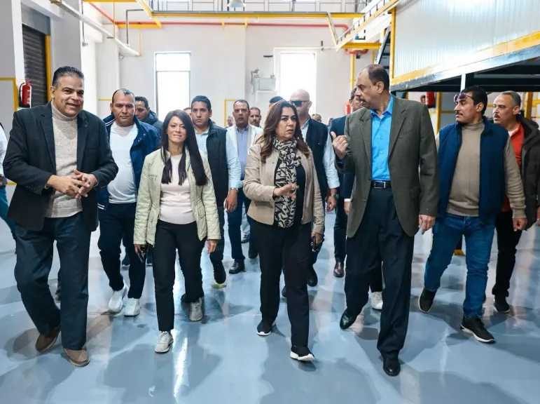 وزيرا التخطيط والتنمية المحلية ومحافظ سوهاج يتفقدون المنطقة الصناعية غرب جرجا 