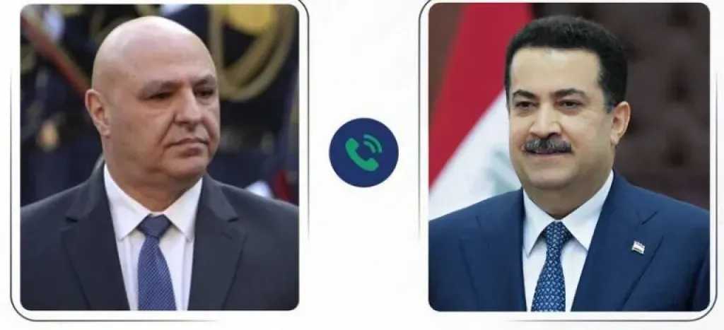 مباحثات السوداني وعون.. العراق يبلغ لبنان دعم مسار تحقيق الاستقرار وإثبات السيادة 