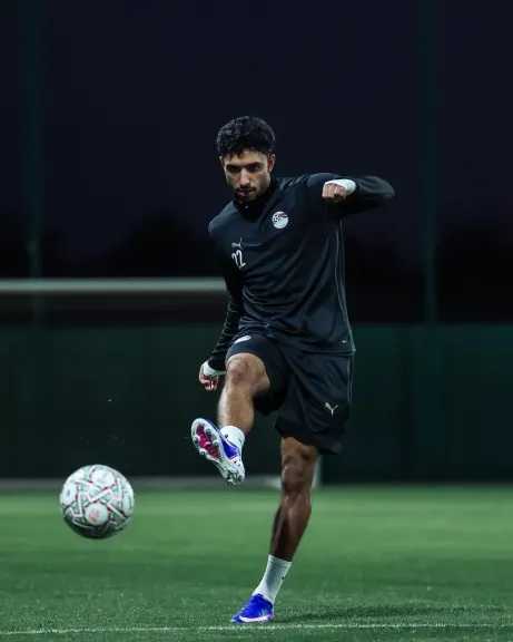 عمر مرموش أفضل لاعب بمباراة مصر وزيمبابوي في أمم إفريقيا 