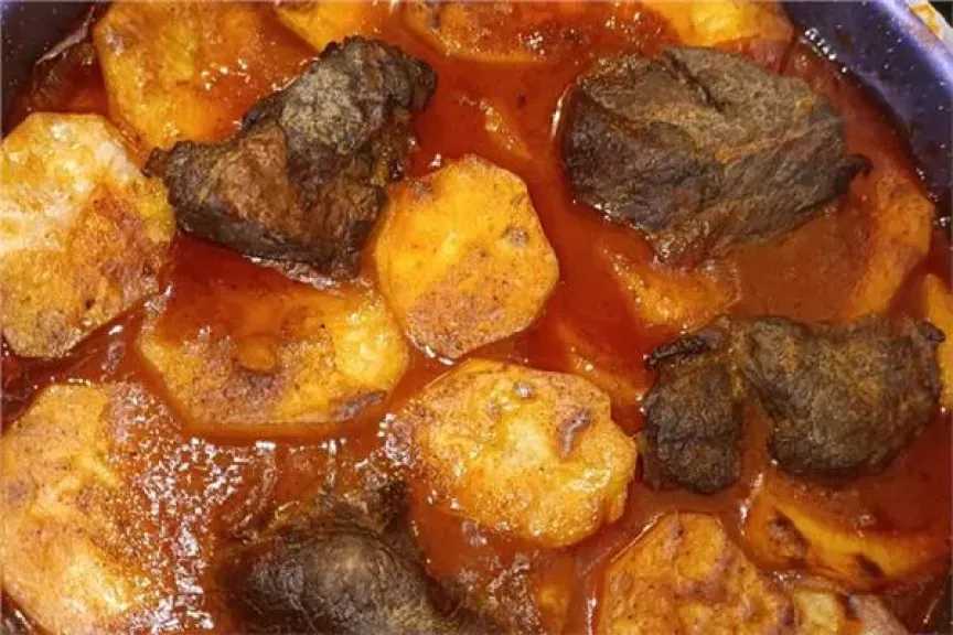 طريقة عمل صينية بطاطس باللحمة 