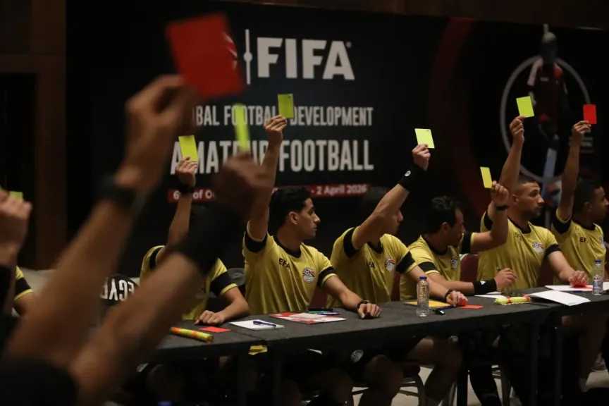 انطلاق اليوم الأول لمعسكر الحكام الواعدين بمحاضرات نظرية وتدريبات عملية 