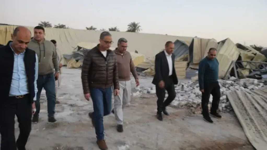 محافظة الجيزة: إزالة أكبر تعدي على الأراضي الزراعية في أبو النمرس 