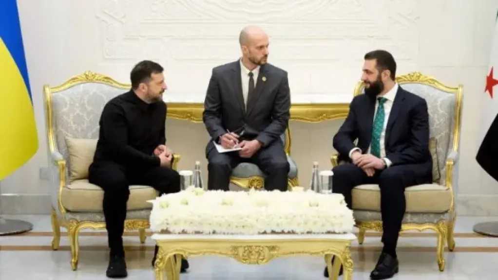 وسط تصاعد التوترات الإقليمية.. زيلينسكي في دمشق لأول مرة لبحث التعاون العسكري مع سوريا 