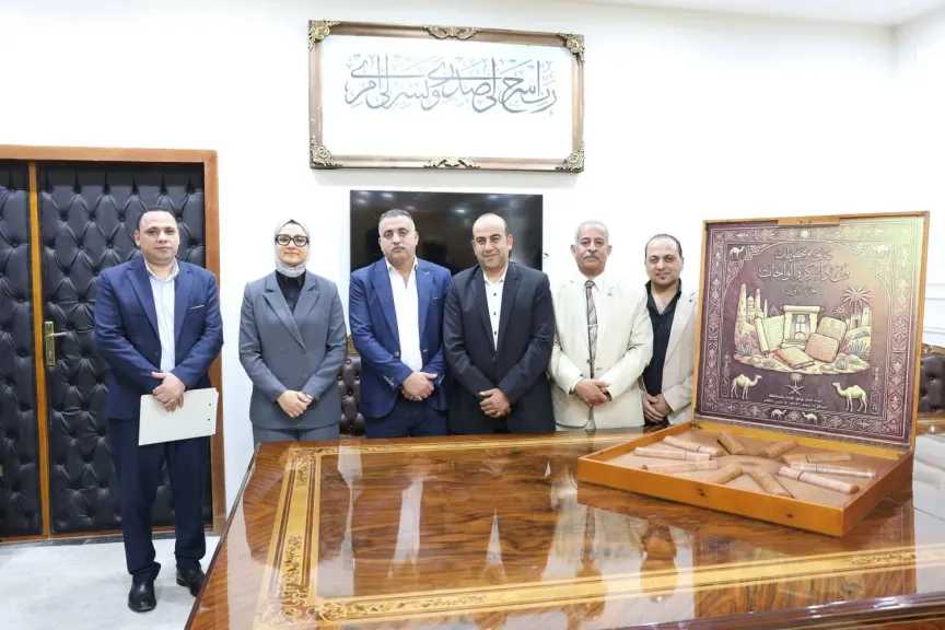 محافظ الوادي الجديد تتابع تنفيذ المرحلة الأولى لمشروع حفظ الوثائق بتقنيات المحاكاة 