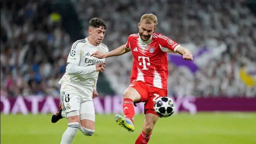 الشوط الأول.. بايرن ميونخ يتقدم على ريال مدريد بهدف في الأبطال 