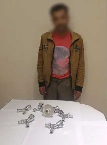 سرقة صنابير مسجد في الغربية.. الأمن يكشف الجاني ويعيد المسروقات 