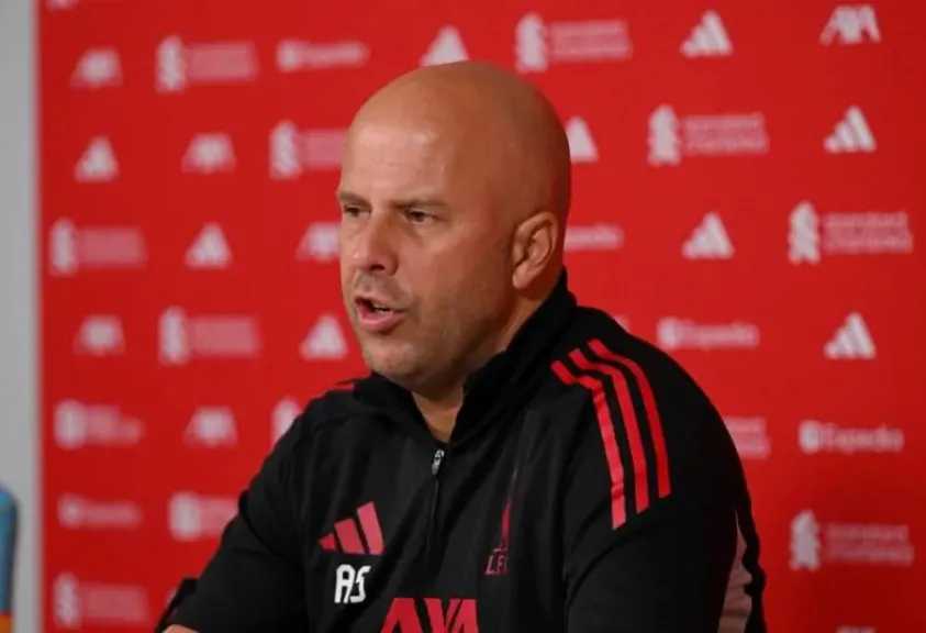 سلوت يتحدث بصراحة: إشادة بروبرتسون.. تطورات إيزاك.. وغياب أليسون مستمر 