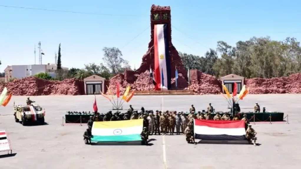 إعصار 4.. تدريب مصرى هندى بالميادين القتالية لقوات الصاعقة 