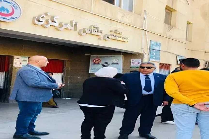 محافظ الدقهلية في جولة مفاجئة بمستشفى بلقاس لمتابعة انتظام العمل 