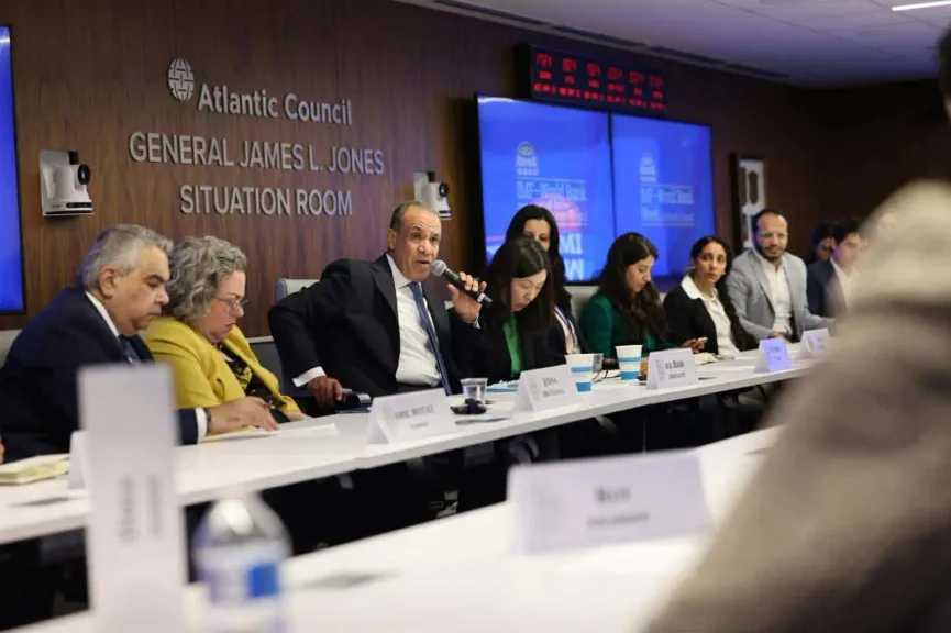 وزير الخارجية يشارك في جلسة نقاشية بالمجلس الأطلنطي حول دور مصر في الشرق الأوسط 