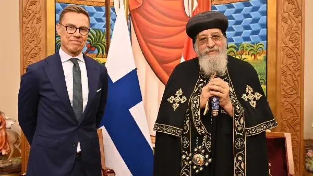 البابا تواضروس والرئيس الفنلندي يبحثان دور الأديان في مواجهة الحروب 
