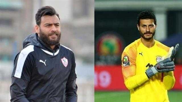 حارس منتخب مصر يستعد لمواجهة ليبيا بصورة