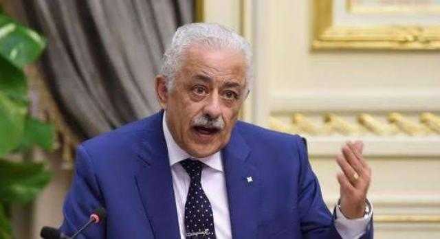 وزير التربية والتعليم: ”نسعى لبناء شخصية الطلاب.. وهذا الموعد النهائى لتسليم التابلت”