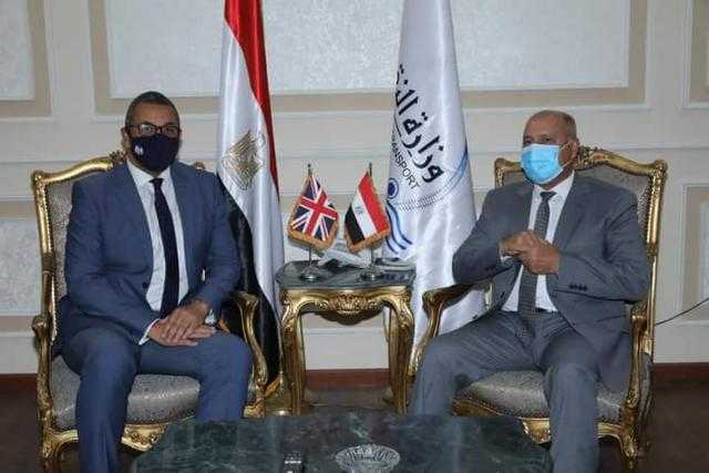تفاصيل مباحثات وزير النقل ونظيره البريطاني لدعم سبل التعاون المشترك