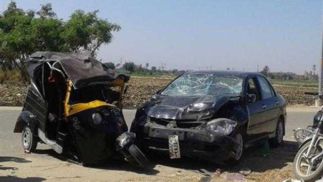 مصرع سيدة وإصابة 3 آخرين في حادث بالبحيرة