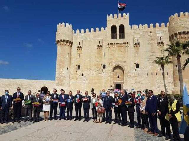 قلعة ”قايتباي” تستضيف وفدًا من السفراء على هامش فعاليات الأسبوع الثقافي