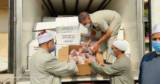 اليوم.. «الأوقاف» توزع 13 طن لحوم أضاحي في 4 محافظات