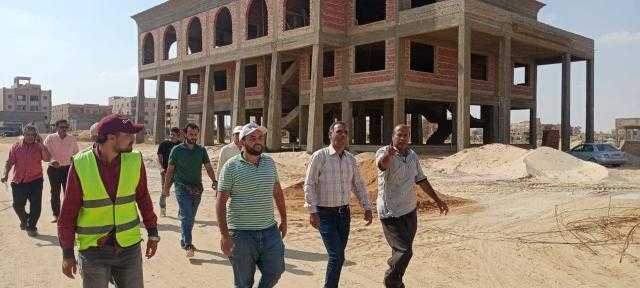 رئيس جهاز مدينة بدر يتابع آخر مستجدات تنفيذ النادي الرياضي الجديد بالمدينة