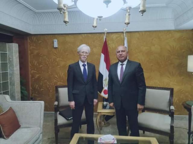 وزير النقل والسفير الياباني