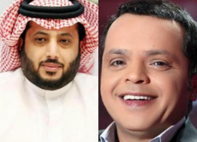 محمد هنيدي والمستشار تركي آل الشيخ