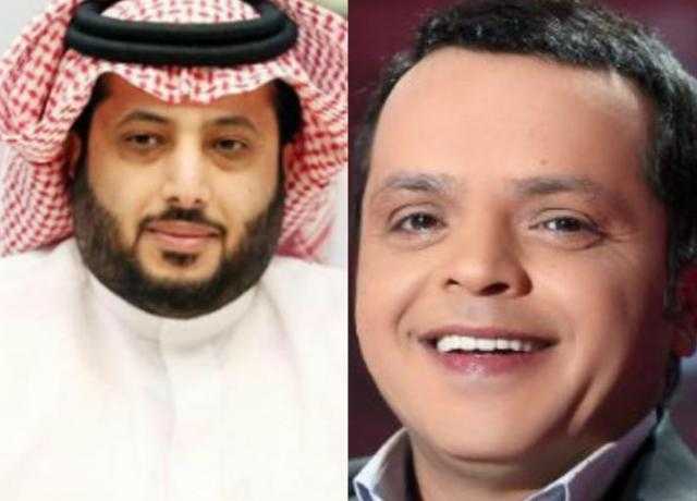 تركي آل شيخ يقتحم بورفة التصوير على محمد هنيدي.. ورد فعل مفاجئ معه