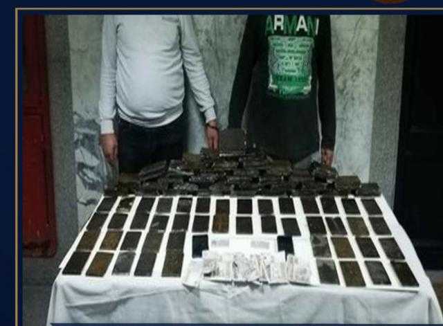 ضبط تاجري مخدرات قبل ترويج 184 طربة حشيش بالعامرية