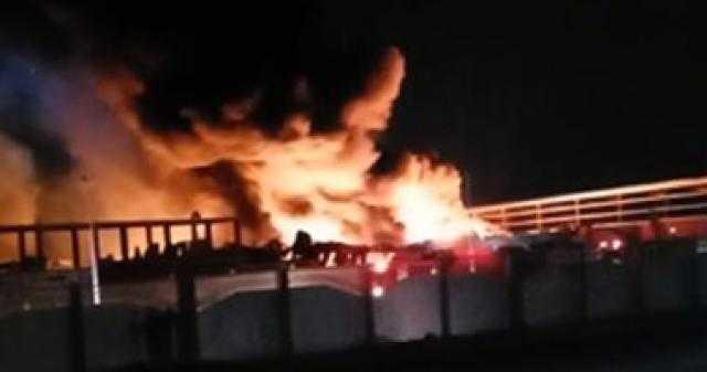 نشوب حريق بمصنع مراتب في الإسماعيلية