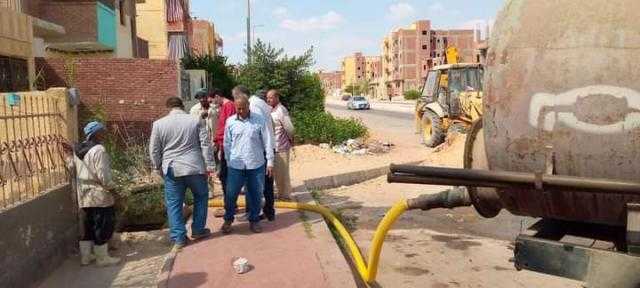 جولة تفقدية لرئيس جهاز مدينة السادات لمتابعة المشروعات السكنية