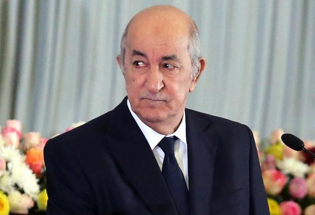 الرئيس الجزائري عبدالمجيد تبون 