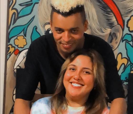 مي كساب وزوجها
