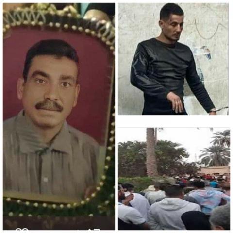 تشييع جنازة ضحية مذبحة الإسماعيلية