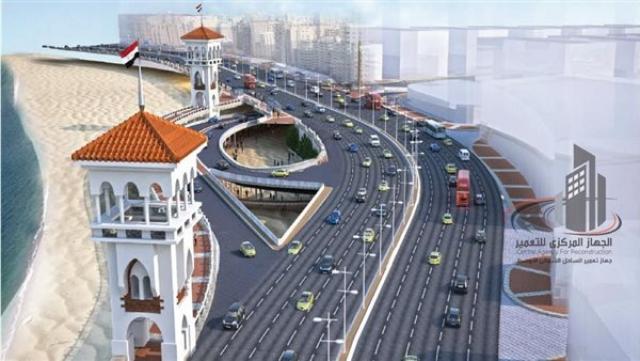 مشروع شارع السادات بالمنتزه في الإسكندرية