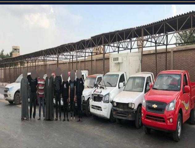 ضبط أخطر تشكيل عصابي لسرقة السيارات بالبحيرة