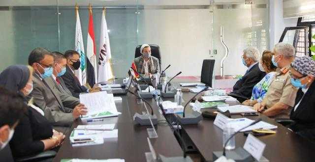 كواليس الاجتماع الأول لمجلس إدارة جهاز تنظيم إدارة المخلفات برئاسة وزيرة الهجرة