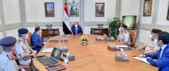 الرئيس عبدالفتاح السيسي خلال الاجتماع