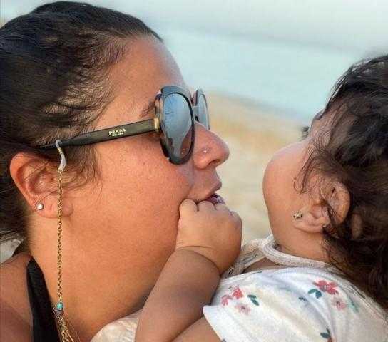 بالصورة.. إنجي وجدان تحتفل بعيد ميلاد ابنتها