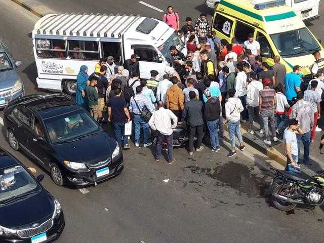 التحفظ على سائق صدم 3 أشخاص بالجيزة