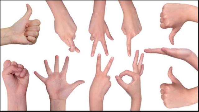 لغة الإشارة