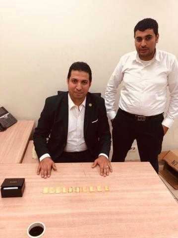 جمارك مطار القاهرة تضبط 10 سبائك ذهبية «صور»