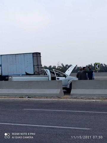 مصرع سائق في تصادم بالبدرشين