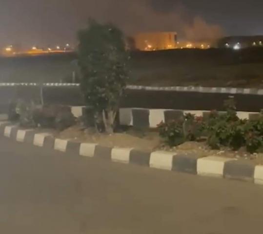 حريق مبنى النايل سات 