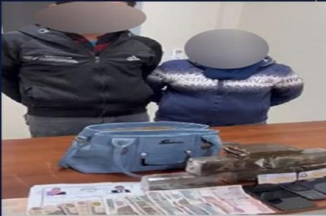 ضبط مسجل خطر وزوجته حاولا تهريب مخدرات عبر نفق الشهيد أحمد حمدى