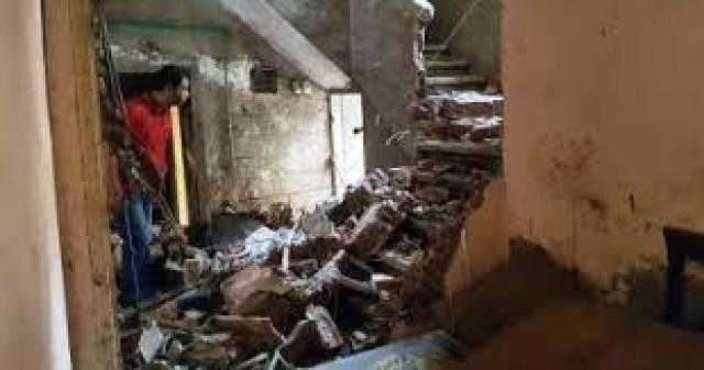 بالجيزة.. إصابة شخصين وانهيار جزئي لمنزل نتيجة تسرب غاز