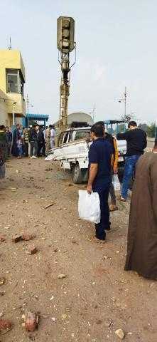 مصرع وإصابة 5 أشخاص في حادث تصادم قطار المناشي بسيارة ربع نقل.. صور