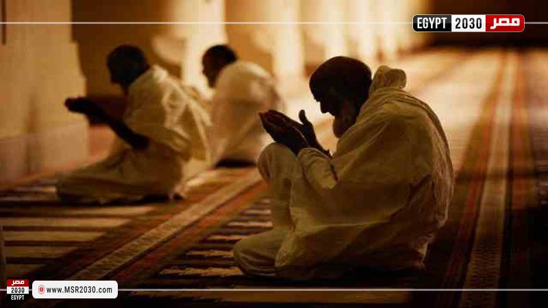 مسلمون في مسجد