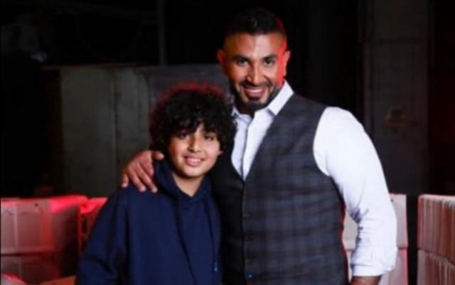 أحمد سعد ونجله