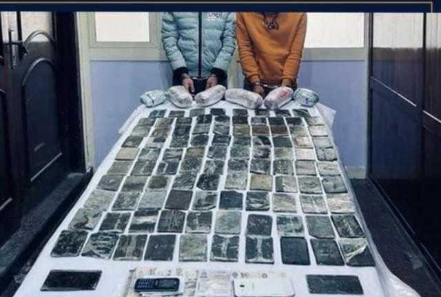 ضبط شحنة مخدرات بثلاثة ملايين وخمسمائة ألف جنيه