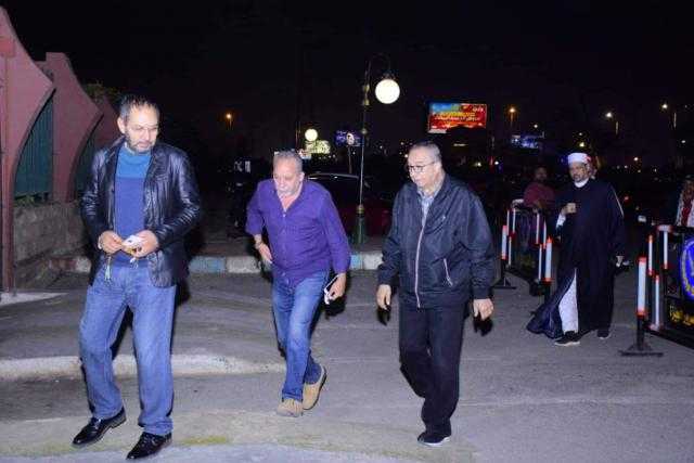 بالصور.. توافد نجوم الفن على عزاء سهير البابلي